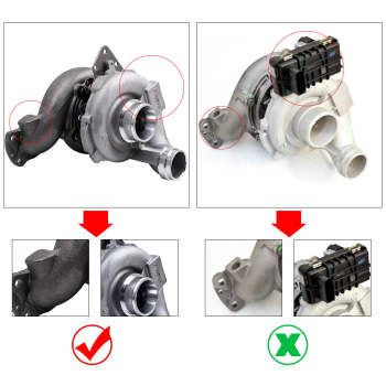 2002 2003-2007 Turbo compatible for charger 743507 compatible for Mercedes C-Class 320 CDI 3.0 165kw turbo